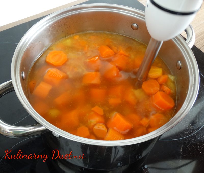 Przepis na marchewkową zupę krem 3