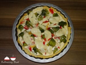 Tarta z brokułem i kurczakiem 18
