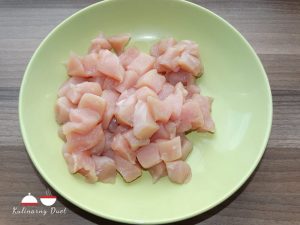 Kurczak teriyaki z papryką i pieczarkami 8