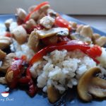 Kurczak teriyaki z papryką i pieczarkami 7