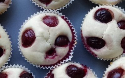 Muffinki z czereśniami i czekoladą