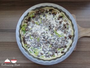 Tarta z pieczarkami 4